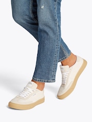 Tommy Hilfiger Natural Court Nubuck Trainers - Image 1 of 6