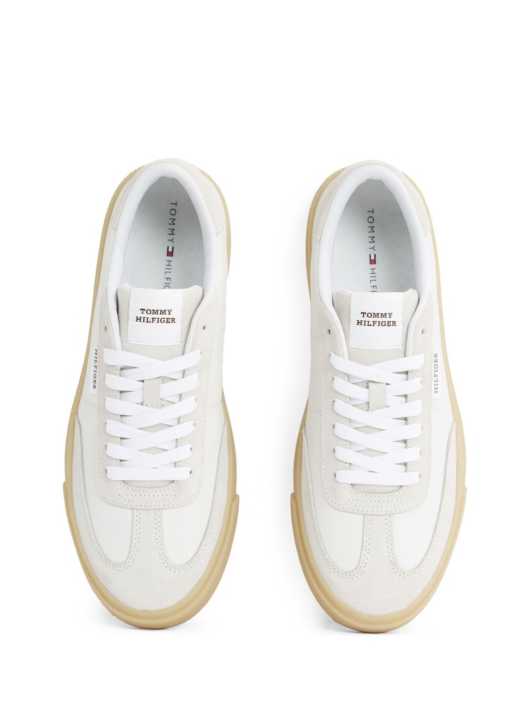 Tommy Hilfiger Natural Court Nubuck Trainers - Image 6 of 6