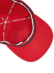 Tommy Hilfiger Red 100% Cotton Cap - Image 3 of 4