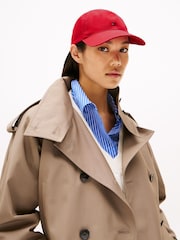 Tommy Hilfiger Red 100% Cotton Cap - Image 4 of 4