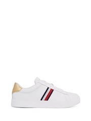 Tommy Hilfiger White Essential Court Trainers - Image 2 of 6