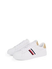 Tommy Hilfiger White Essential Court Trainers - Image 5 of 6