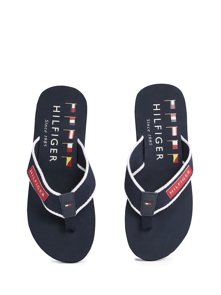 Tommy Hilfiger Light Blue Beach Sandals - Image 6 of 6
