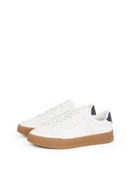 Белый и коричневый - Кожаные кроссовки Tommy Hilfiger Court Essential - Изображение 4 из 6
