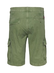 Tommy Jeans Green Regular Fit Otis Cargo 100% Cotton Shorts - Image 6 of 7