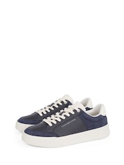 Tommy Hilfiger Blue Court Nubuck Trainers - Image 4 of 6