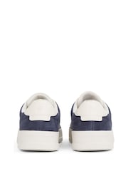 Tommy Hilfiger Blue Court Nubuck Trainers - Image 5 of 6