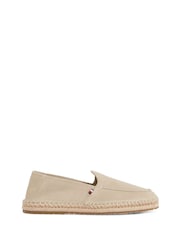 Tommy Hilfiger Brown Suede Espadrille Loafers - Image 2 of 6