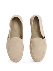 Tommy Hilfiger Brown Suede Espadrille Loafers - Image 5 of 6