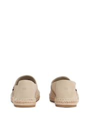 Tommy Hilfiger Brown Suede Espadrille Loafers - Image 6 of 6