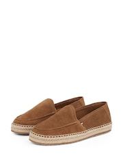 Tommy Hilfiger Natural Suede Espadrille Loafers - Image 4 of 6