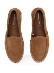Tommy Hilfiger Natural Suede Espadrille Loafers - Image 6 of 6