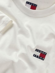 Natur - Tommy Jeans Regular Fit 100% Cotton Badge T-Shirt - Bild 7 von 7