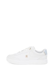 Tommy Hilfiger White Essential Chic Court Trainers - Image 3 of 6