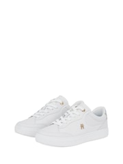 Tommy Hilfiger White Essential Chic Court Trainers - Image 5 of 6