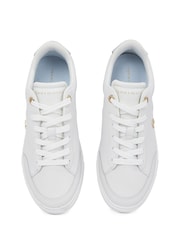 Tommy Hilfiger White Essential Chic Court Trainers - Image 6 of 6