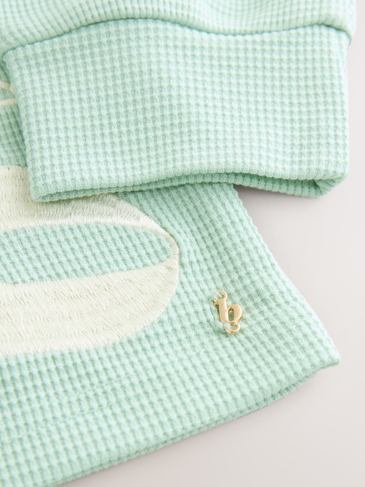 Verde menta - Pijama texturizado waffle twosie da B by Ted Baker - Imagem 15 de 15