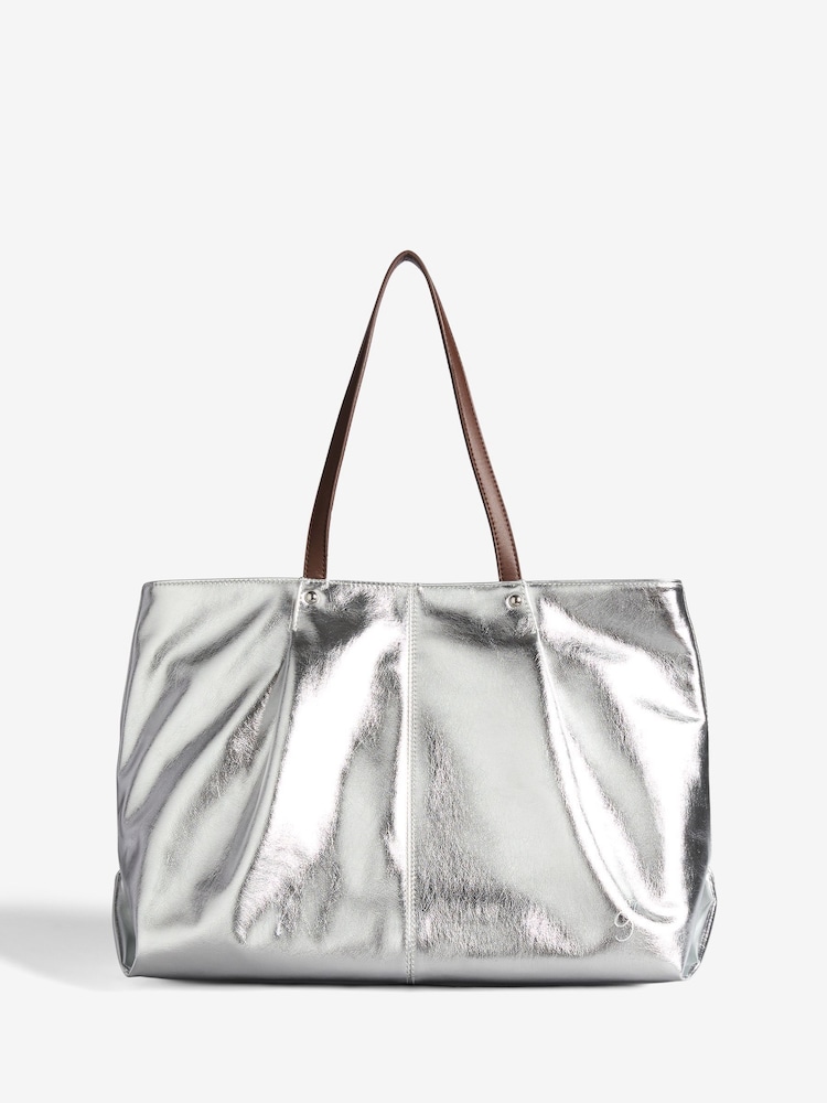 Prata - Love & Roses Shopper Bag - Imagem 1 de 6