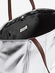 Prata - Love & Roses Shopper Bag - Imagem 5 de 6