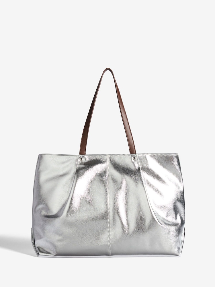 Prata - Love & Roses Shopper Bag - Imagem 6 de 6