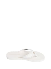 Tommy Hilfiger White Stripes Beach Sandals - Image 1 of 4