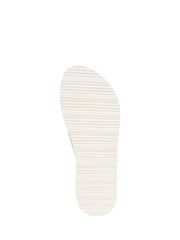 Tommy Hilfiger White Stripes Beach Sandals - Image 4 of 4
