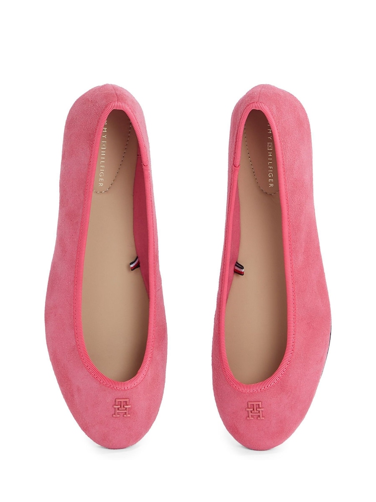 Rosa oscuro - Tommy Hilfiger Suede Ballerinas With Hardware - Imagen 6 de 6 Rosa oscuro - Tommy Hilfiger Suede Ballerinas With Hardware - Imagen 6 de 6