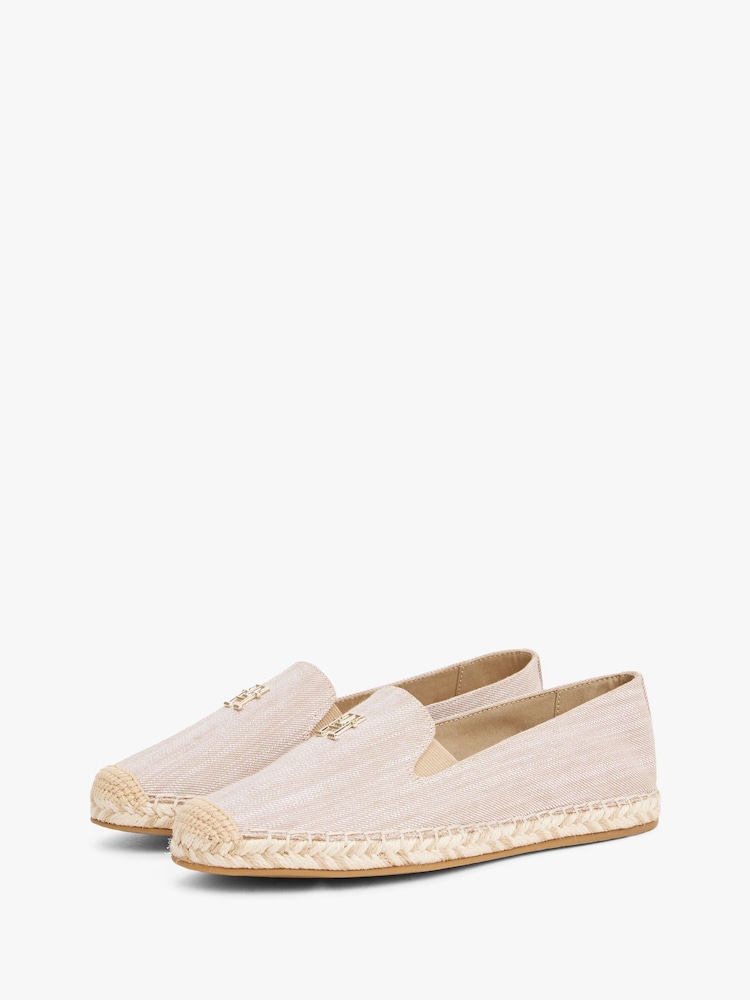 Tommy Hilfiger Pink Chambray Espadrilles - Image 3 of 7