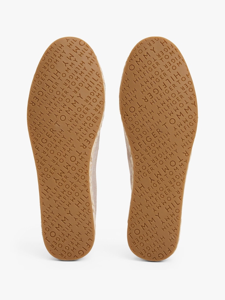 Tommy Hilfiger Pink Chambray Espadrilles - Image 6 of 7