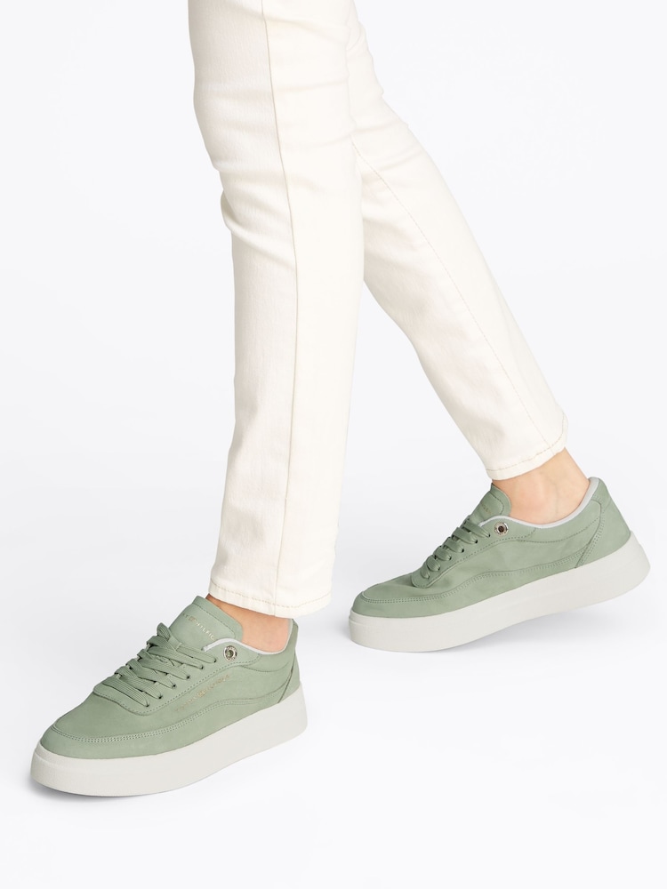 Бежевый/коралловый - Tommy Hilfiger Современные придворные нубуки - Image 1 of 6