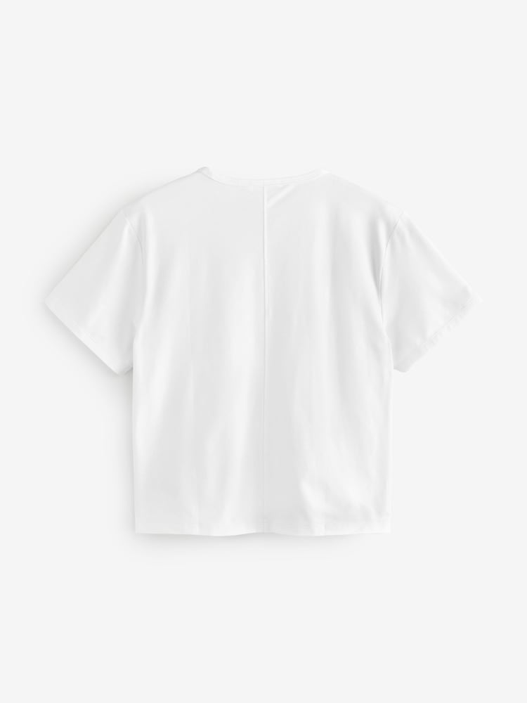 Athleta White Essential Tee - Image 2 of 4