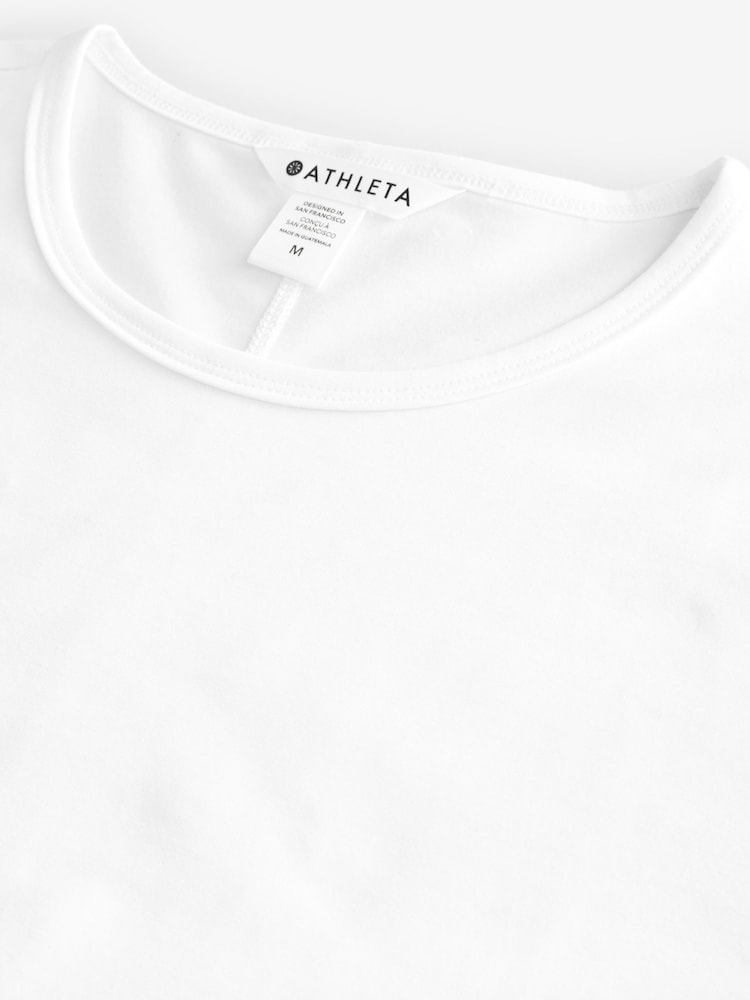 Athleta White Essential Tee - Image 4 of 4