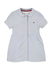 Tommy Hilfiger Blue Ithica Stripe Short Sleeve Dress - Image 1 of 2