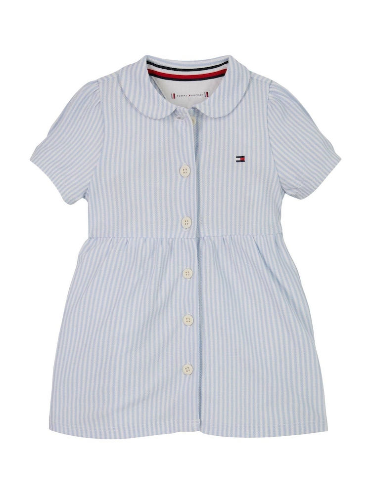 Tommy Hilfiger Blue Ithica Stripe Short Sleeve Dress - Image 1 of 2