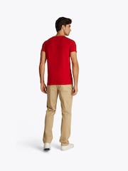 Tommy Hilfiger зауженная хлопковая футболка - Image 3 of 7