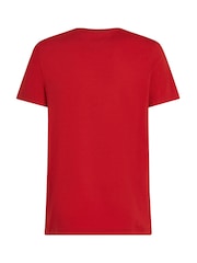 Tommy Hilfiger зауженная хлопковая футболка - Image 6 of 7
