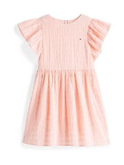 Tommy Hilfiger Orange Flare Dress - Image 4 of 5