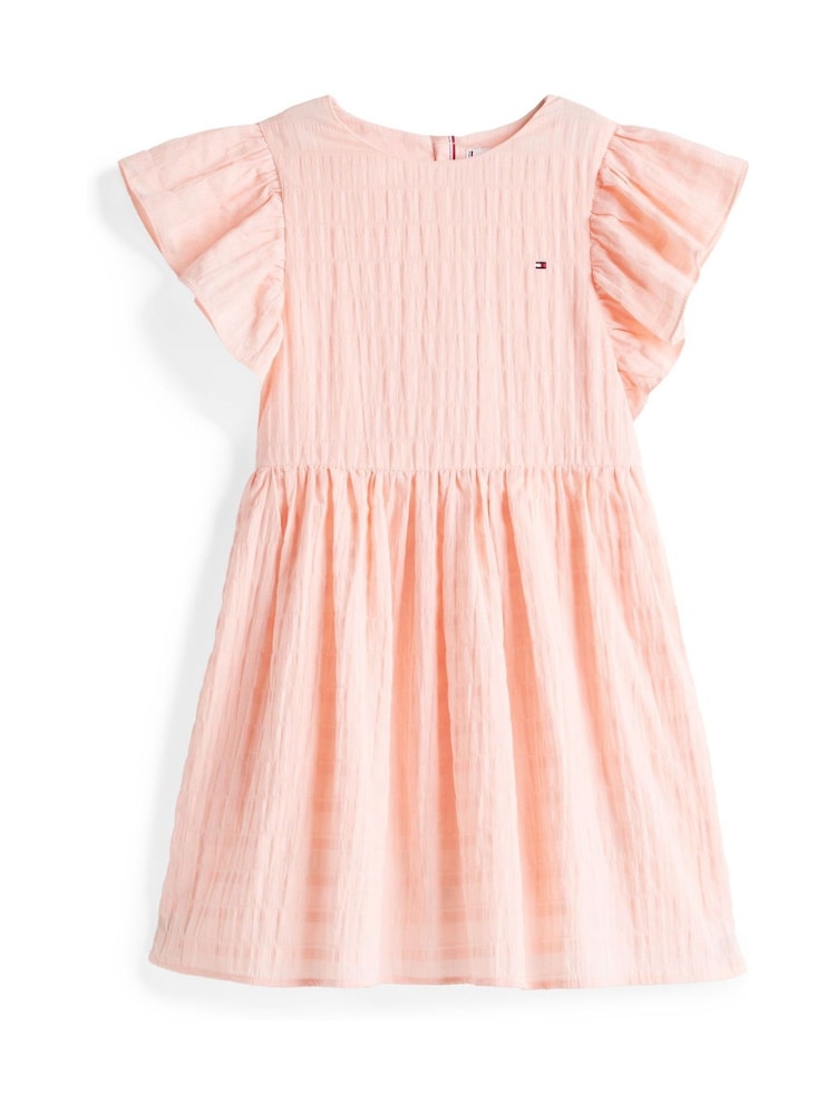 Tommy Hilfiger Orange Flare Dress - Image 4 of 5