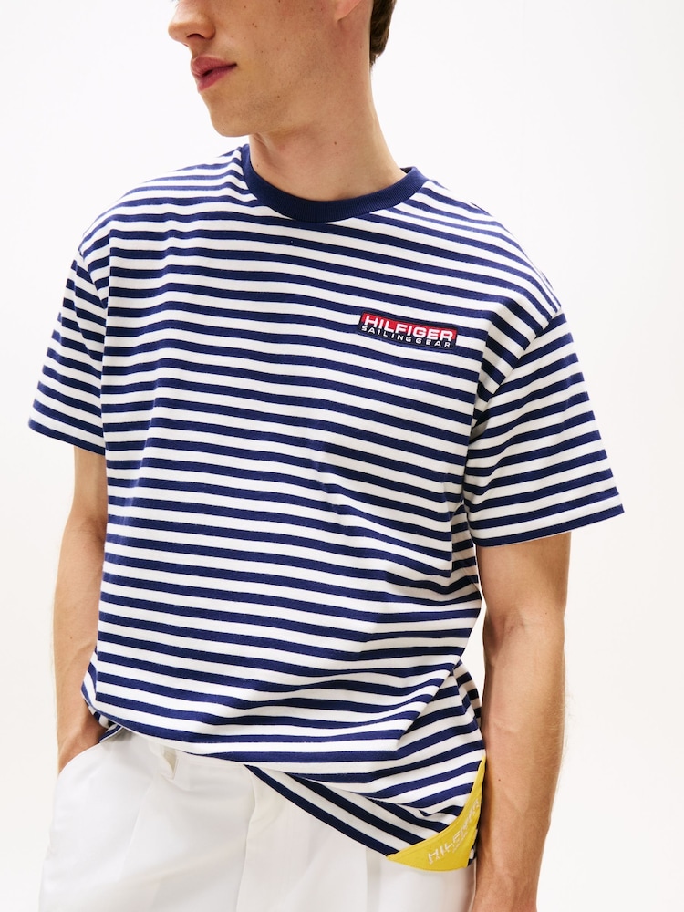 Tommy Hilfiger GI Sailing Breton Stripe T-Shirt - Image 2 of 7