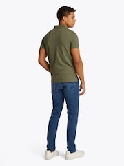 Tommy Hilfiger Green 1985 Slim Stretch Cotton Polo Shirt - Image 3 of 7