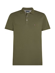 Tommy Hilfiger Green 1985 Slim Stretch Cotton Polo Shirt - Image 5 of 7