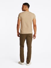 Luonnollinen - Tommy Hilfiger Slim Stretch- Cotton T-paita - Kuva 3 / 6