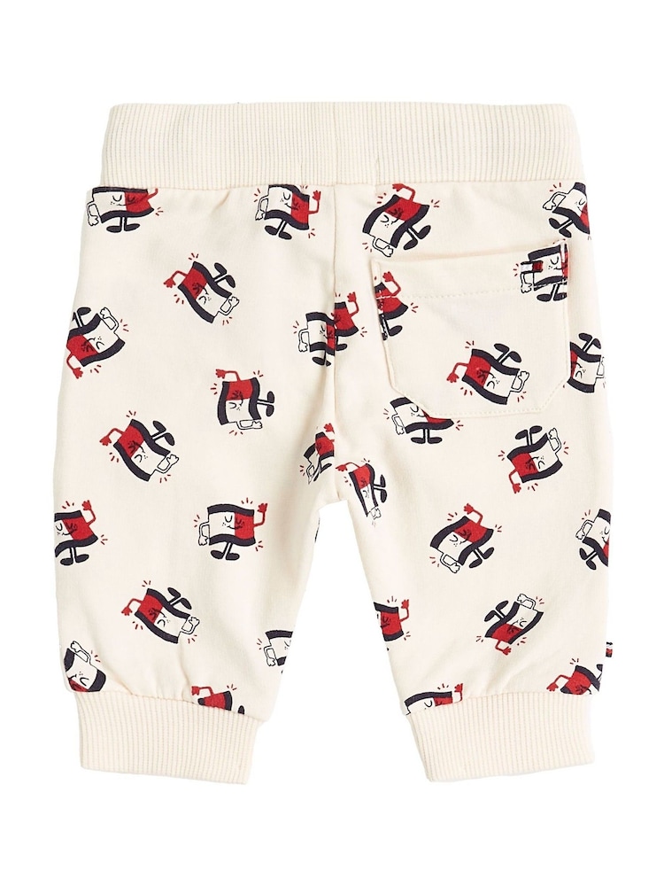 Tommy Hilfiger Natural Flag Joggers - Image 2 of 2