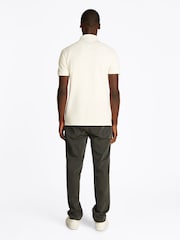 Tommy Hilfiger Cream 1985 Slim Stretch Cotton Polo Shirt - Image 3 of 6