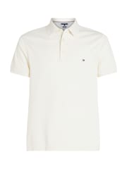 Tommy Hilfiger Cream 1985 Slim Stretch Cotton Polo Shirt - Image 5 of 6