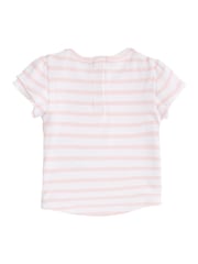 Tommy Hilfiger Pink Striped Rib T-Shirt - Image 2 of 2