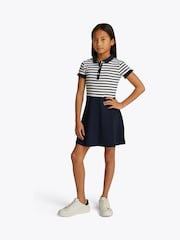 Tommy Hilfiger Blue Polo Skater Dress - Image 1 of 5