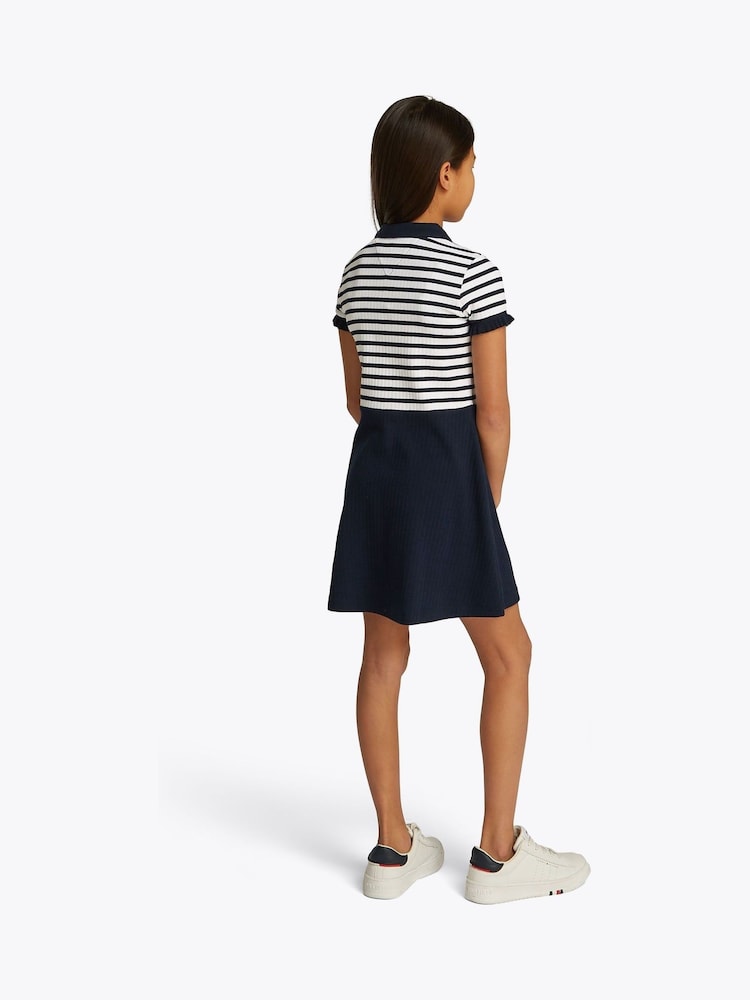 Tommy Hilfiger Blue Polo Skater Dress - Image 2 of 5