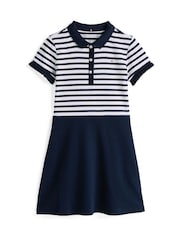 Tommy Hilfiger Blue Polo Skater Dress - Image 4 of 5