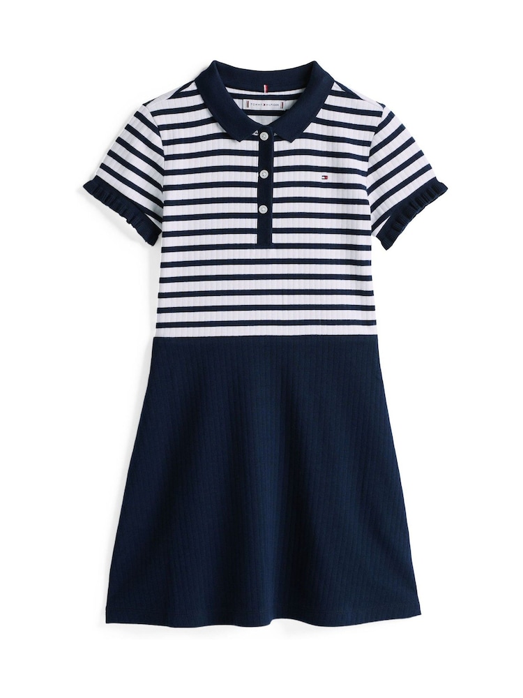 Tommy Hilfiger Blue Polo Skater Dress - Image 4 of 5